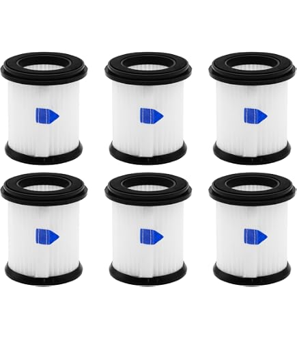 BlueStars HEPA-Filter Für INSE Staubsauger – 4 Stück + Bürste, Waschbar, Kompatibel Mit N5S, S6T, S610 Uvm.