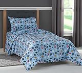 Star Wars Scatter Print Flannel Twin Sheet Set