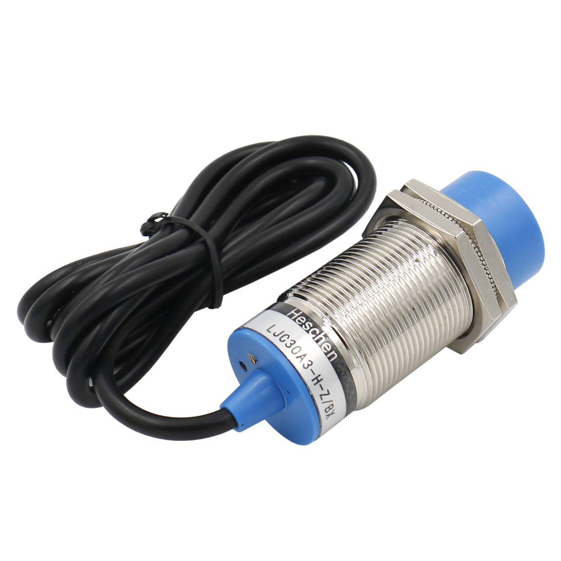 thumbnail image 2 of M18 Sensor Switch Heschen M18 Capacitive - 10mm Detection 10-30VDC PNP Normally Open Non-Shield Type Proximity Sensor 2 of 14