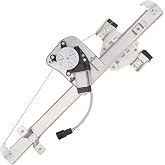 Obaee Window Regulator with Motor Rear Left Driver Side, Replace 741-388 | Compatible with 2007-2013 Chevy Silverado/ GMC Sierra 1500/ 2500H/ 3500HD Extended Cab Pickup