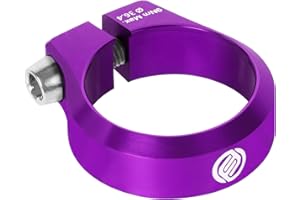 FIFTY-FIFTY Bike Seat Post Clamp, Aluminum Alloy Bicycle Seatpost Collar, 28.6/29.8/31.8/34.9/36.4/38.6mm Bicycle Seat Tube C