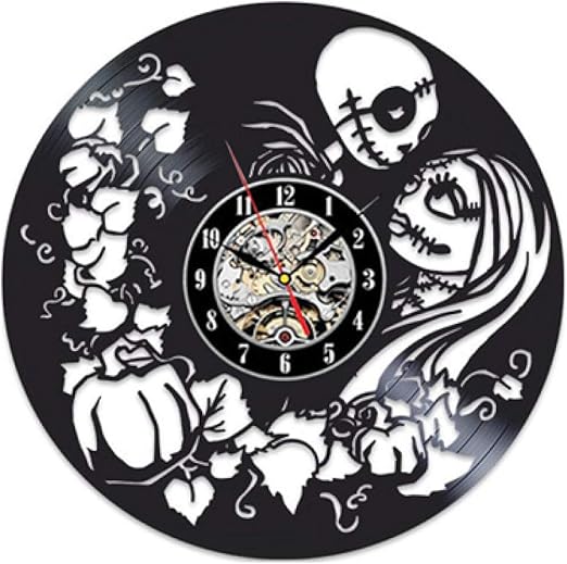 Amazon.de: HUARONGYUAN Vinyl Wanduhr Modernes Design Wanduhr Der