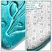 Bathroom Rug Mats Set 3 Piece - Memory Foam Extra Soft Shower Bath Rugs – Contour Mat and Lid Cover - Perfect Combination of Luxury and Comfort - Aqua Teal/Dolphins