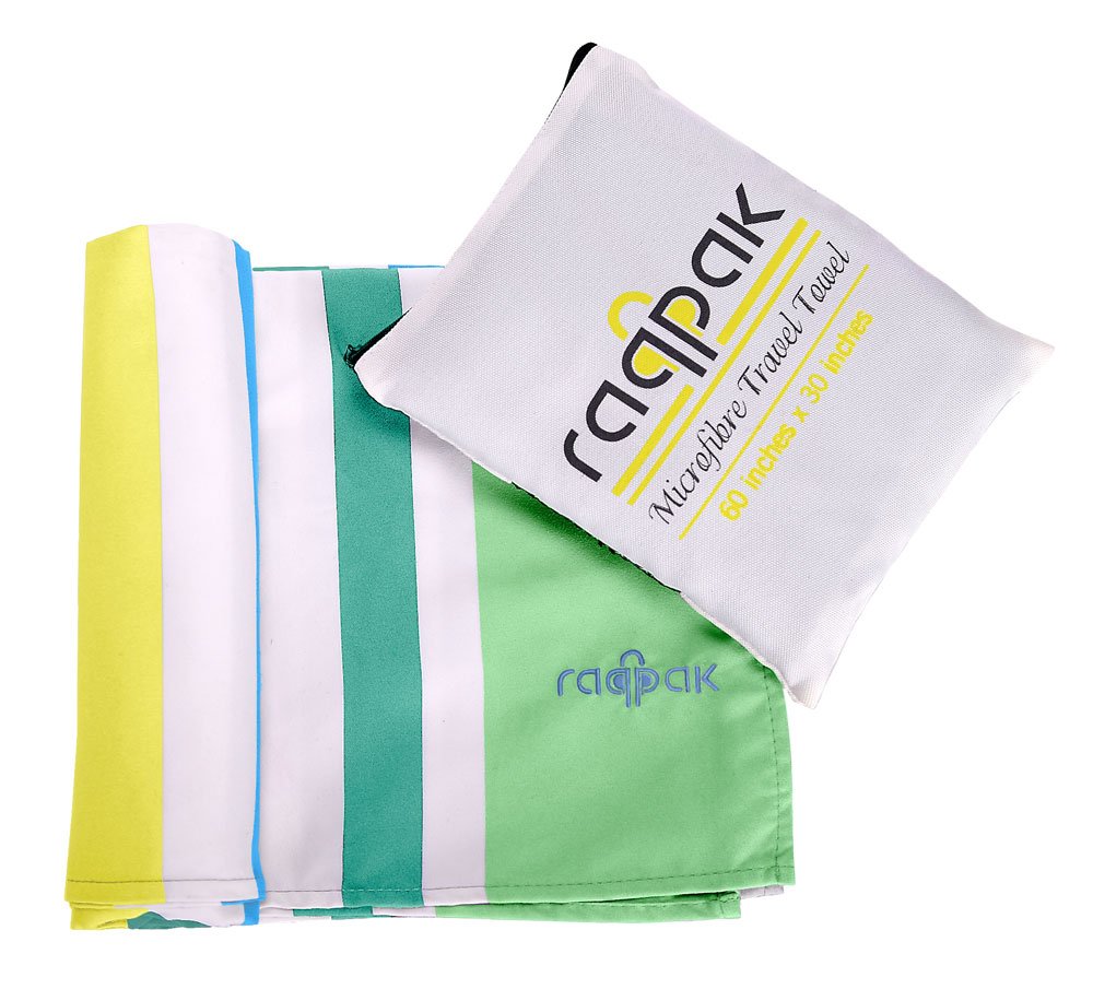 Antibacterial and Quick Dry with small Carry Pouch Raqpak XL Extra