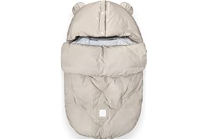 7 A.M. 7AM Enfant Universal Stroller Footmuff - Water Repellent Winter Bunting Bag for Strollers & Car Seats, Soft Micro-Fleece & Plush Lined Stroller Footmuff for Baby Boy & Girl | BebePOD