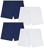 WünderGirl Girls Cartwheel Shorts - 4 Pack Stretch