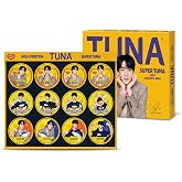 Dongwon BTS Jin Special Edition Tuna 12-Pack Gift Set &ndash; Limited Collectible Cans + 2 Stickers, High-Protein Korean Light Standard Tuna, Official K-Pop Merchandise, Premium Gift Box (150g x 12)