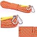 Outdoor Climbing Rope 10M(32ft) 20M(64ft) 30M (98ft) Rock Climbing Rope, Escape Rope Climbing Equipment Fire Rescue Parachute Rope (96 foot)