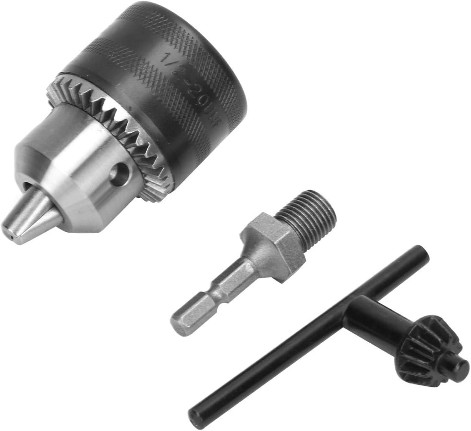 Key Type Drill Chuck, Durable 1/220Unf Drill Chuck, Metal Construction