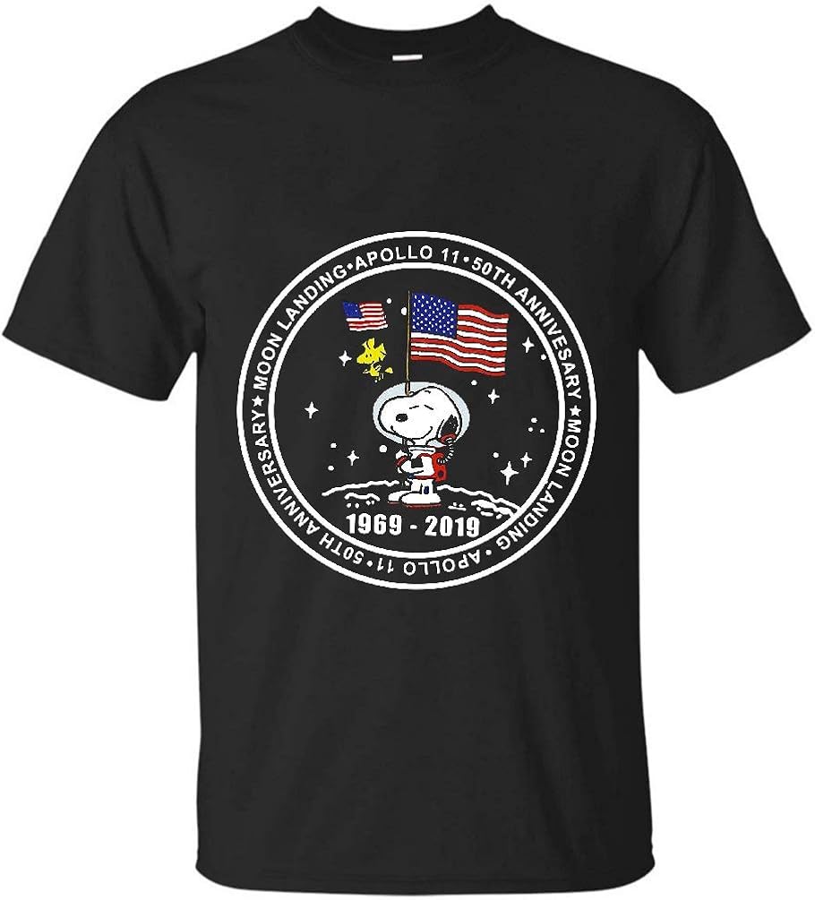 Snoopy A p o l l o 11 50th Anniversary Moon Landing 19692019 Shirt Amazon ca Clothing 