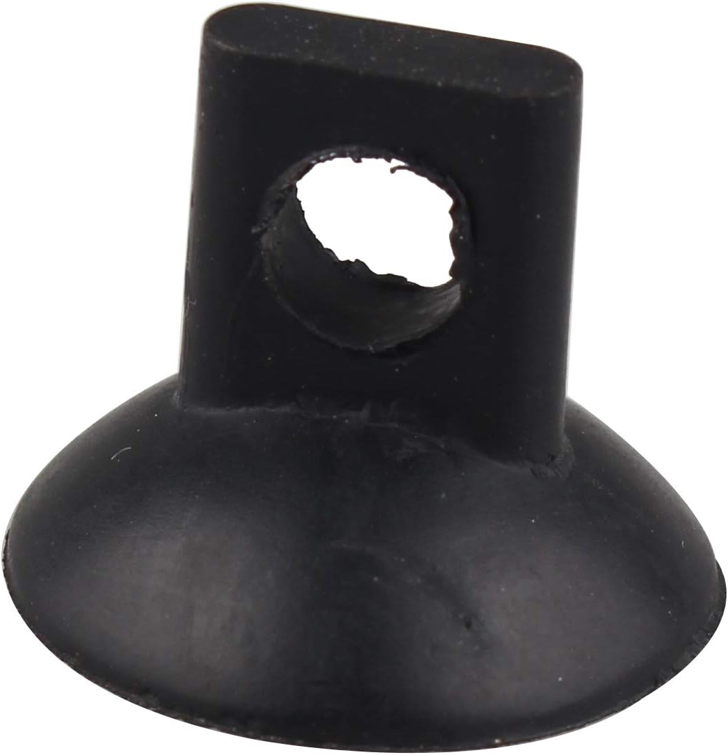 HALJIA 20PCS 7mm Aquarium Thermometer Suction Cup Aquarium Fish Tank Suction Cups Suckers Clips Air Line Pump Tubing Plastic Airline Suction Cup Fish Tank Sucker Holders Clamps Black - Image 4