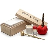 Katana Sword Cleaning Kit with Choji Oil, Uchiko Ball and Mekugi Hammer | Traditional Katana Care Set with Choji Oil, Uchiko Ball and Mekugi Hammer