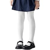hakugoo Girls Tights Toddler Seamless Plain/Cable Knit Leggings Stockings 2/3 Pack Cotton Pantyhose Pants for 2-8 Years