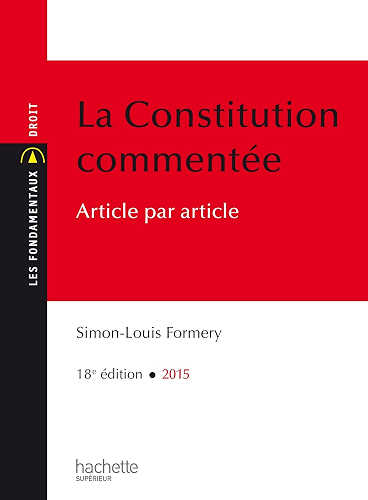 Download Les Fondamentaux Constitution Commentée PDF