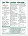Microsoft Excel 2013 Functions & Formulas Quick Reference Card (4-page Cheat Sheet focusing on examples and context for intermediate-to-advanced functions and formulas- Laminated Guide)