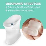 Welnove Gel Toe Separators with Aloe Vera 12 Pack Bunion Corrector view 6