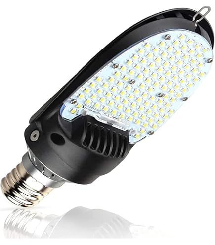 アソシエイテッド cr-12 ジムニーボディ LEDライト付き LED Shoebox Corn Retrofit Lamp, 75W/95W/115W Selectable, 5000K