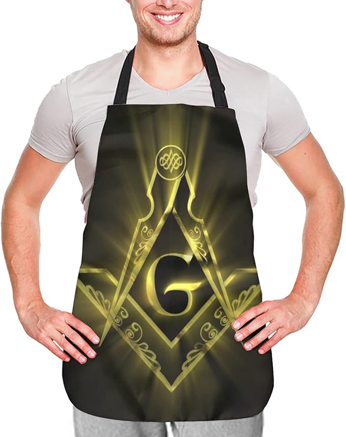 Freemason Logo Chef Waterproof Aprons for Men Women