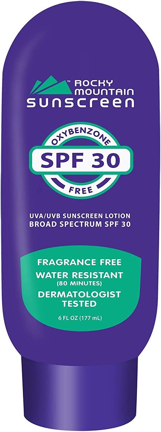 Rocky Mountain SunscreenSPF 30 Broad Spectrum Sunscreen, 6 Ounce