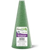 FloraCraft FloraFōM Cone 3.7 Inch x 8.9 Inch Green