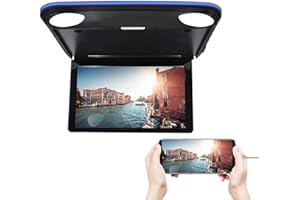 YTFGGY 11.6inch Flip Down Car Overhead Monitor IPS Screen with Speaker 1080p Ultra-Thin FHD Digital TFT Screen Video Video Ca
