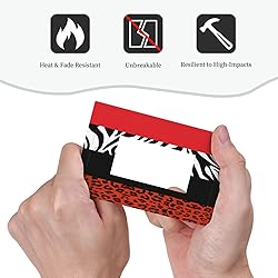 Red Black Geometric Cheetah Zebra Leopard Print