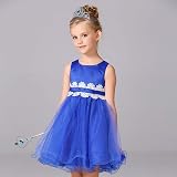 Vicloon Elsa Princess Tiara Crown and Snowflake Wand Set for Kids view 5