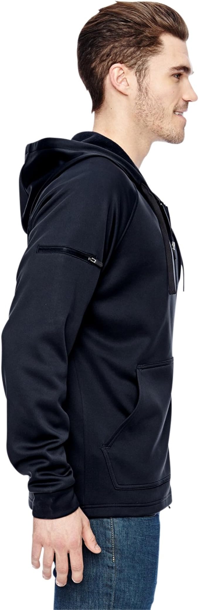 dickies full zip fleece tactical hoodie