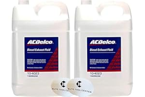 Elite Tool Center 2 Pack 2.5 Gallon AC Delco 10-4023 Original Diesel Emissions Fluid DEF for GM Duramax Diesel Trucks Stickers