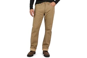 Weatherproof Vintage Fleece Lined Pants Men's - Regular Fit | Soft & Warm, Cold Weather Insulated Canvas Winter Pants for Men