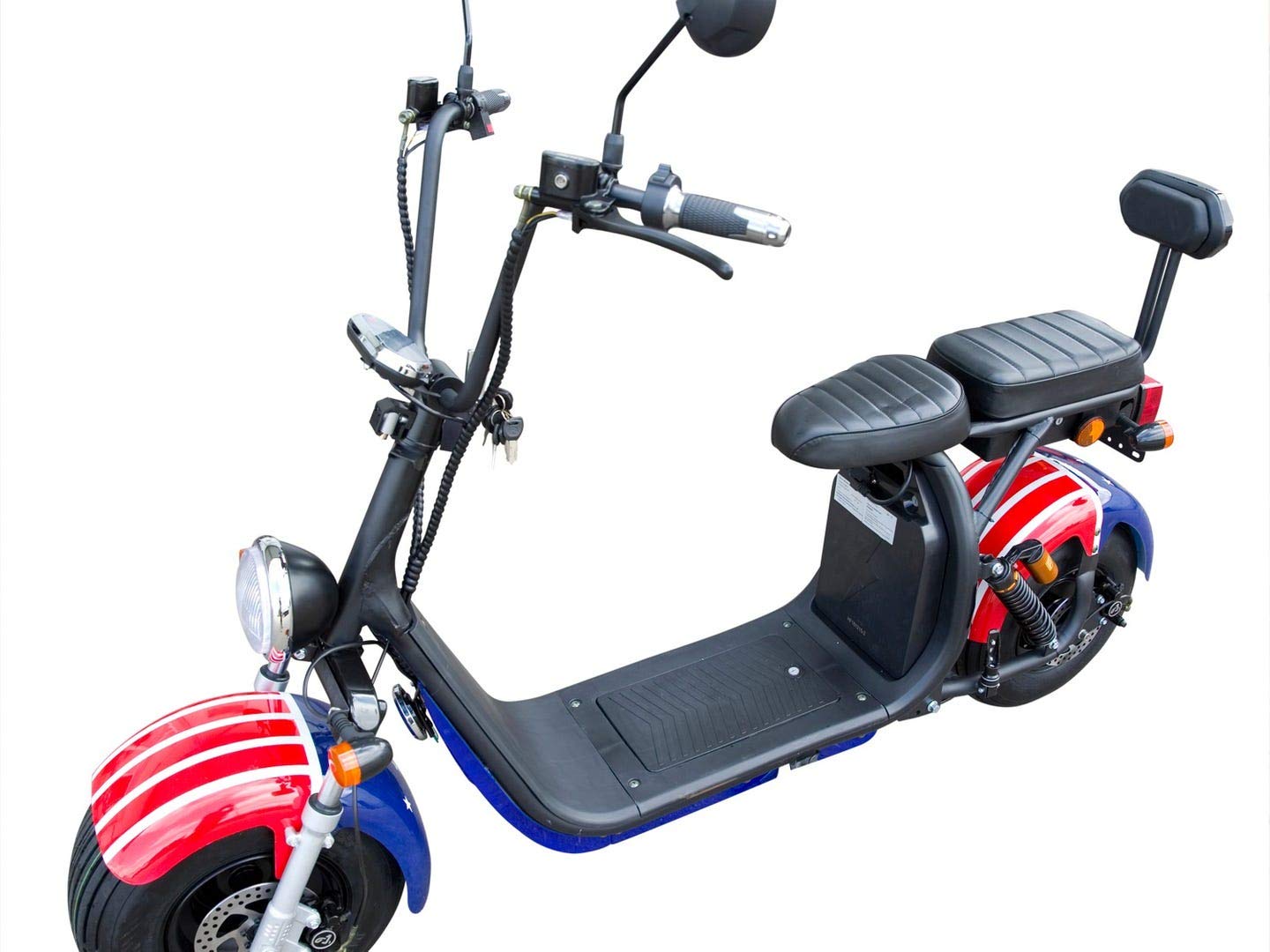 Elektroroller mit Straßenzulassung Chopper X7, E-Scooter: Amazon.de: Auto