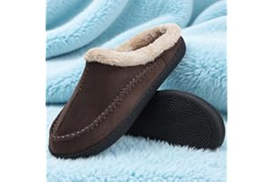 Men’s Slippers with Memory Foam for Pressure Relief