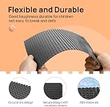 Lekebaby 4 Pack Classic Base Plates 25.5 x 25.5 cm Black Compatible view 4