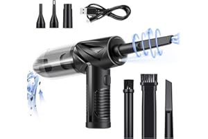 OTAO Compressed Air - Keyboard Cleaner - 3 in 1 Electric Air Duster & Mini Computer Vacuum & Cordless Inflating Swimming Pool - Canned Air Blower Dust Off for Electronic,Office,Home Cleaning
