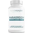 PUREHEALTH RESEARCH Parabroom Formula - Black Walnut, Wormwood, Garlic & More - Bloating Relief Supplement for Adults - 60 Capsules