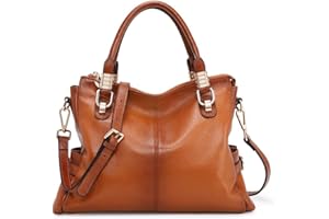 Kattee Soft Women Genuine Leather Purses and Handbags Satchel Tote Shoulder Bag