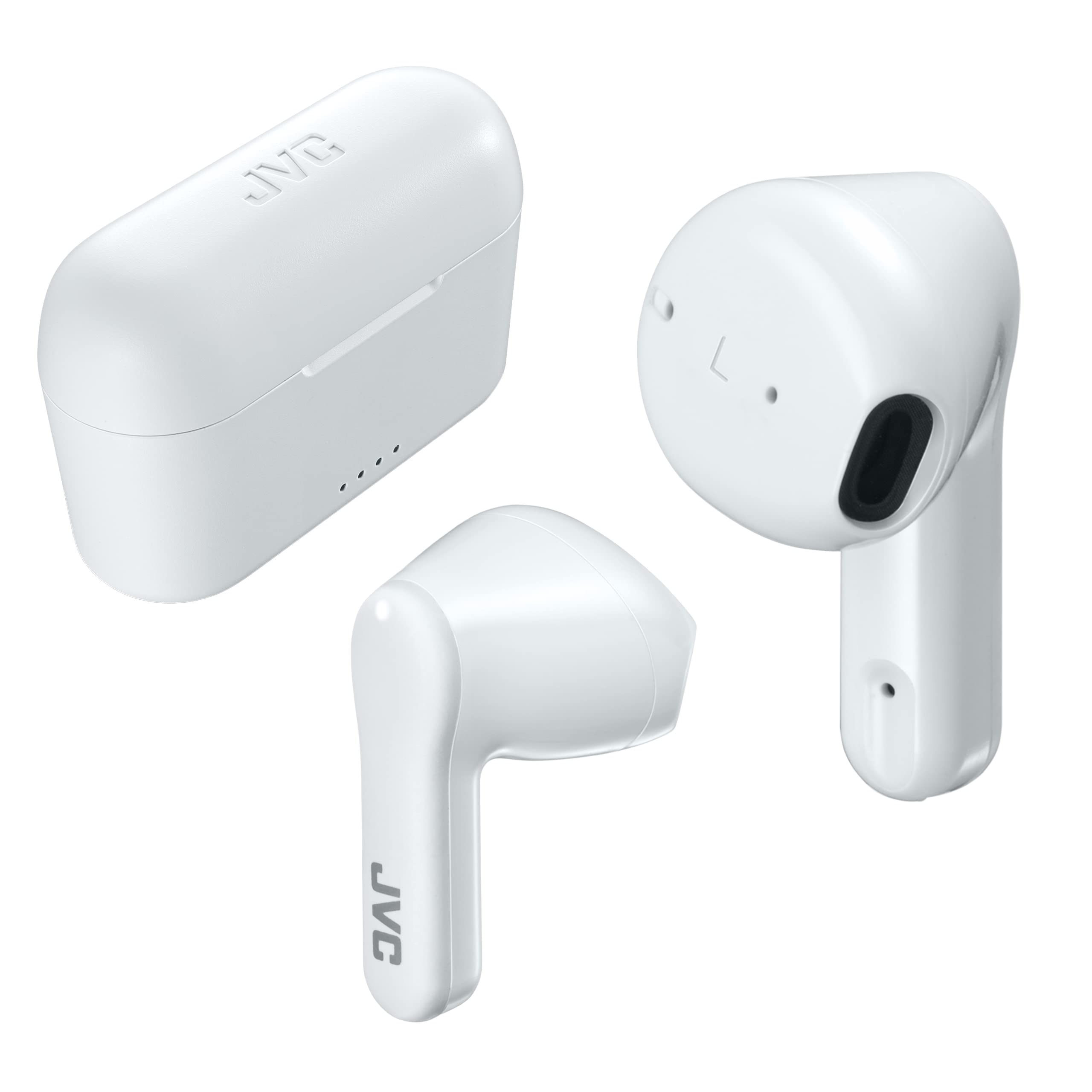 JVC Earbuds HA-A3T Headphones, HAA-3TWU (Wireless In-Ear White)