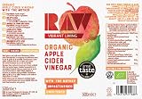 Raw Vibrant Living Organic Apple Cider Vinegar with the Mother 1L view 2