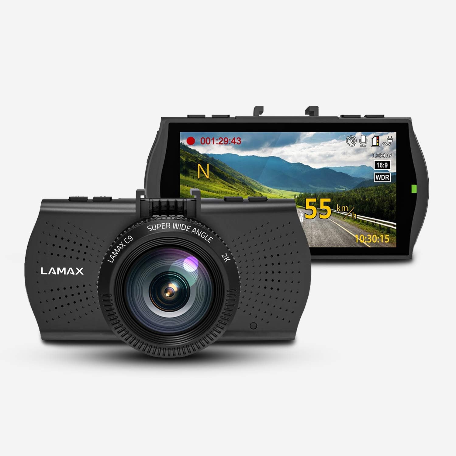 LAMAX C9 Dash Cam GPS Car Camera High Quality Amazon.co.uk Camera