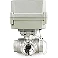 HSH-Flo 3 Way 1" NPT 12V/24V DC/AC CR2-02 Auto Return Stainless Steel Three Ways Electrical Motorized Ball Control Valve (CR2-02)