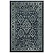 Maples Rugs Georgina Traditional Kitchen Rugs Non Skid Accent Area Carpet [Made in USA], 2'6 x 3'10, Navy Blue/Green