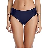 Tempt Me Women Bikini Bottoms Side Tie Adjustable Bathing Suit Swimsuit Full Coverage Swim Bottom
