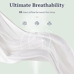Shilucheng 100% Linen Queen Duvet Cover Set, Luxury