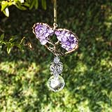 H&D HYALINE & DORA Sun Catcher Purple Crystal Tree of Life Rainbow Maker view 9