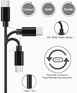 Aiivioll USB C Charger Cable for Jabra Elite 75t 85t 7 Pro 85h 45h Evolve2 85 view 3