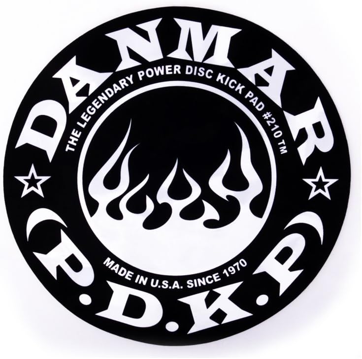 Danmar DA 210FL1 Flame Design Single Bass Drum Impact Pad