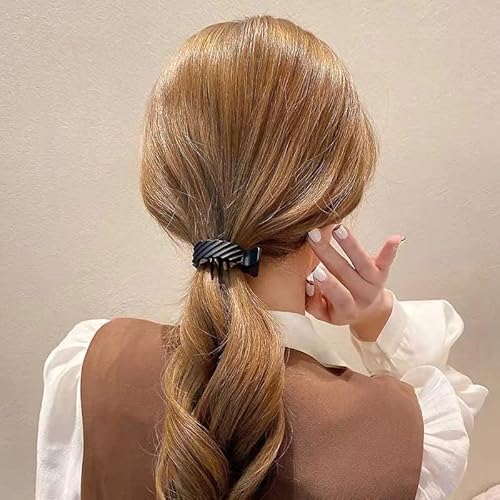 High Ponytail Small Matte Hair Claw for Women and Girls Strong