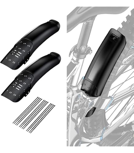 Guardabarros RockShox Para MTB - Protección Contra Barro, 4 Bridas, Varios Colores, Compatible Con Horquillas RockShox