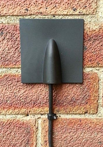 Qty 1 - Black External Brick Buster Plate - Cable Outdoor Wall Entry Tidy - Cover Satellite/Coaxial/Sat/Coax - SSL Satellites - Image 3