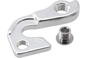 Vacumist Rear Derailleur Hanger Dropout for GT Reborn Bike, Silver Aluminum Alloy Tail Hook Adapter Fit for Aggressor for AVA
